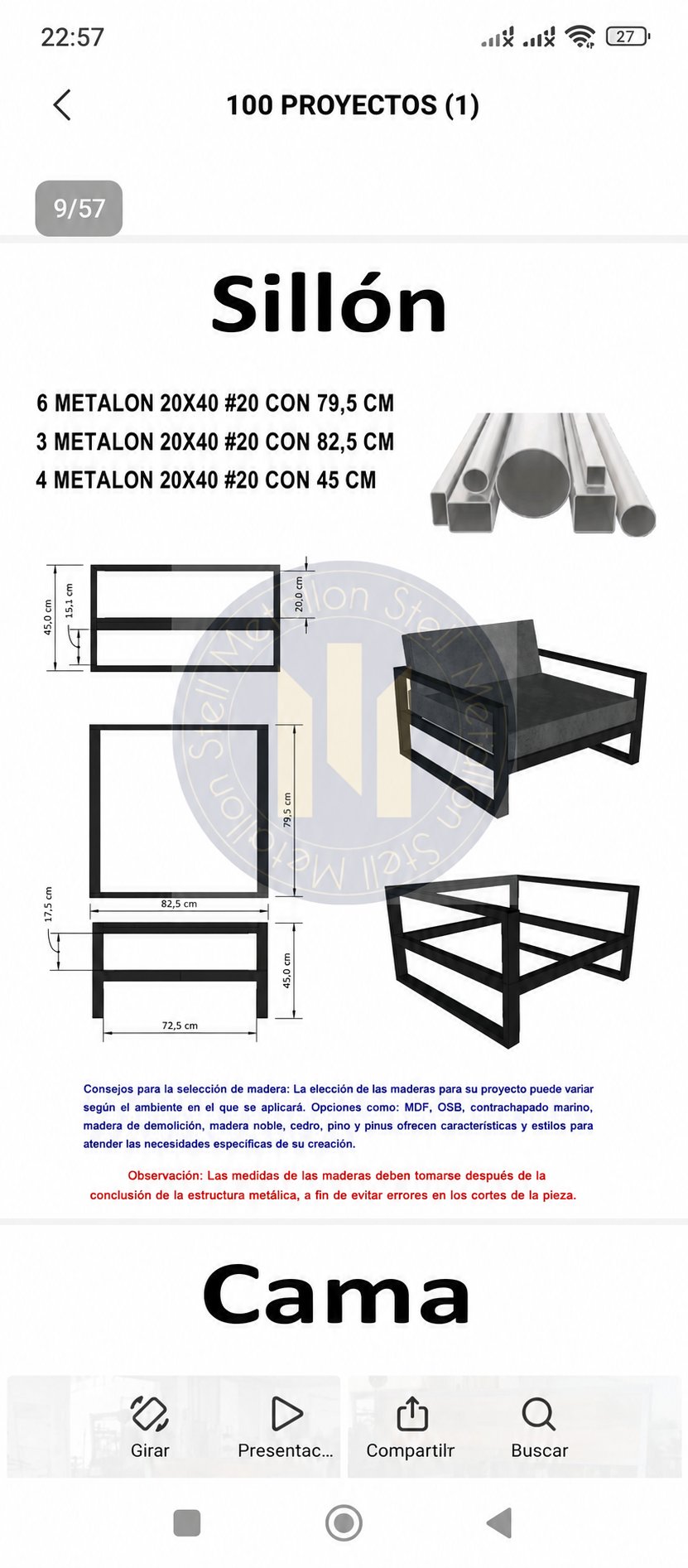 Proyecto Sillón